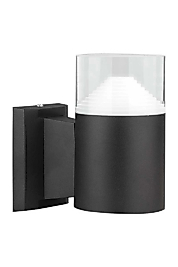 Günışığı 6W Siyah Reyhan Bahçe Duvar Apliği