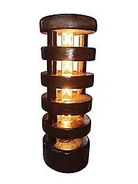 ahşap masa lambası