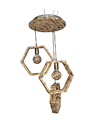 AHŞAP KUMANDALI 6 GEN 3"LÜ SARKIT AVİZE