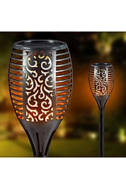 Alev Efektli Solar Bahçe Lambası