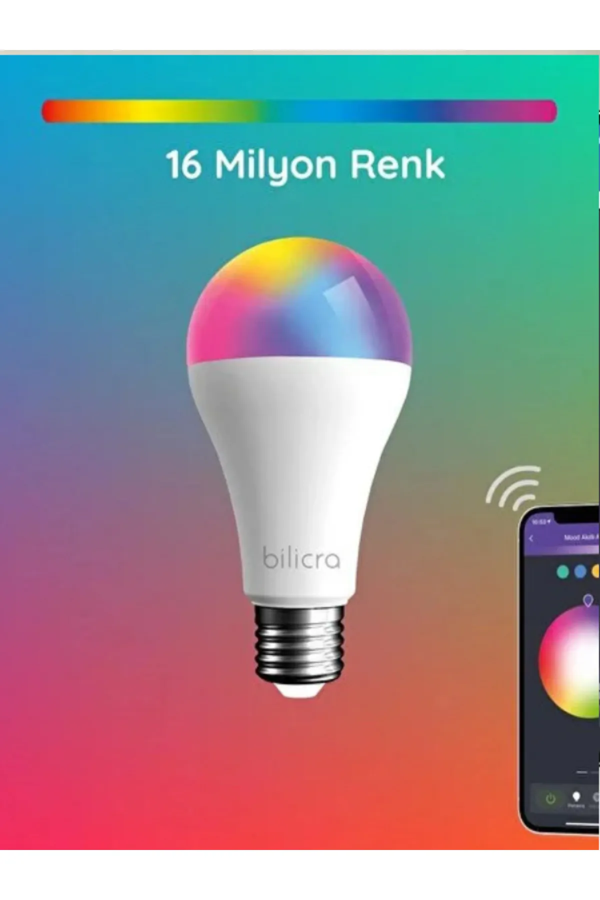 telefon kontrollü akıllı ampül