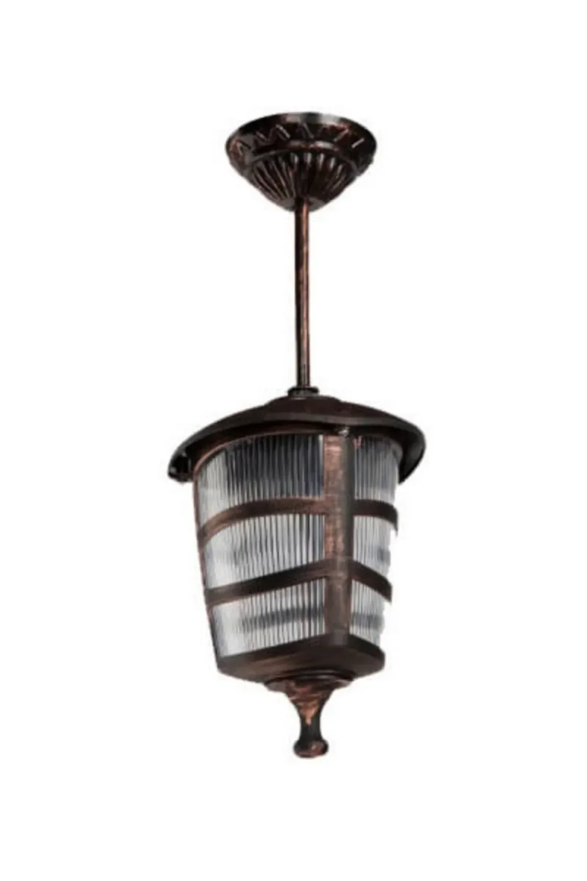 Optik Bakır Kasa Sarkıt Bahçe Apliği