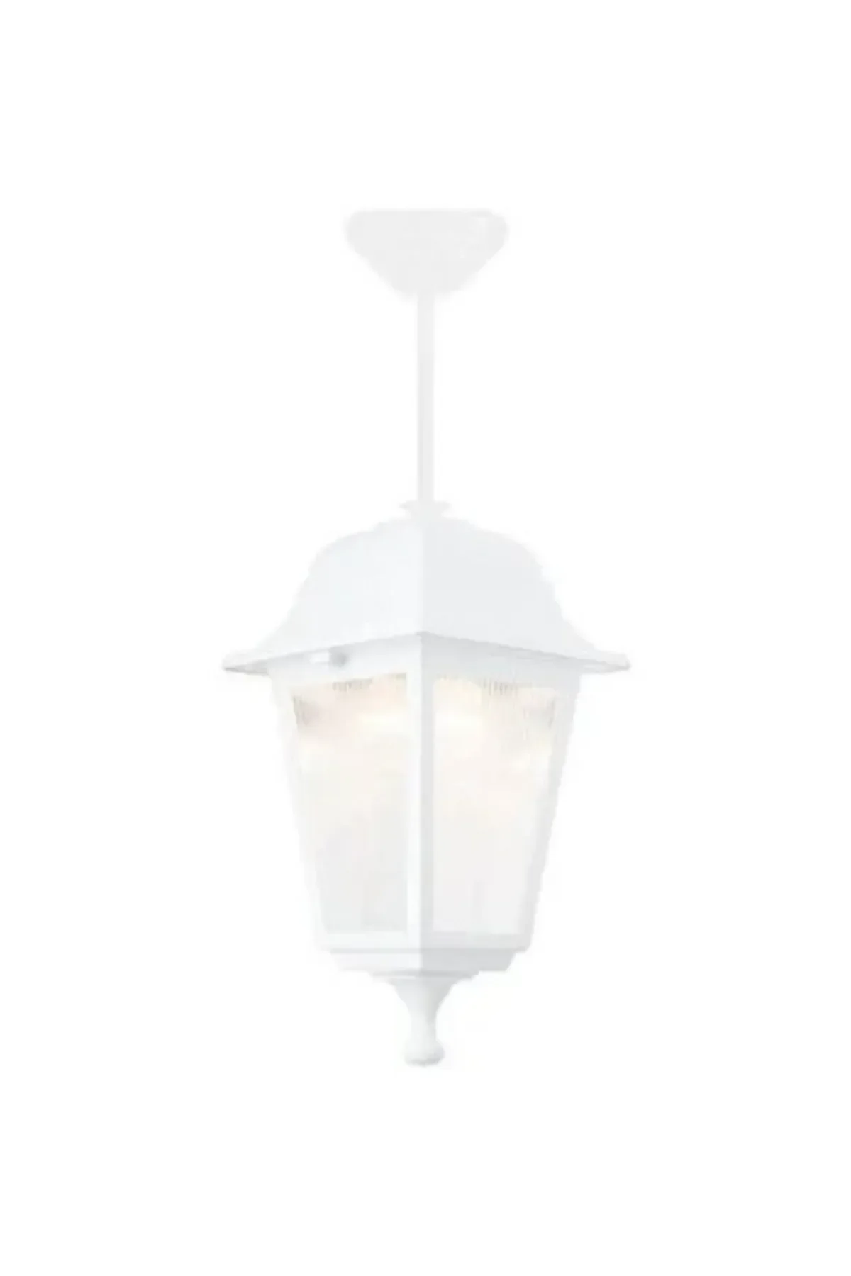 Optik Beyaz Kasa Sarkıt Bahçe Apliği