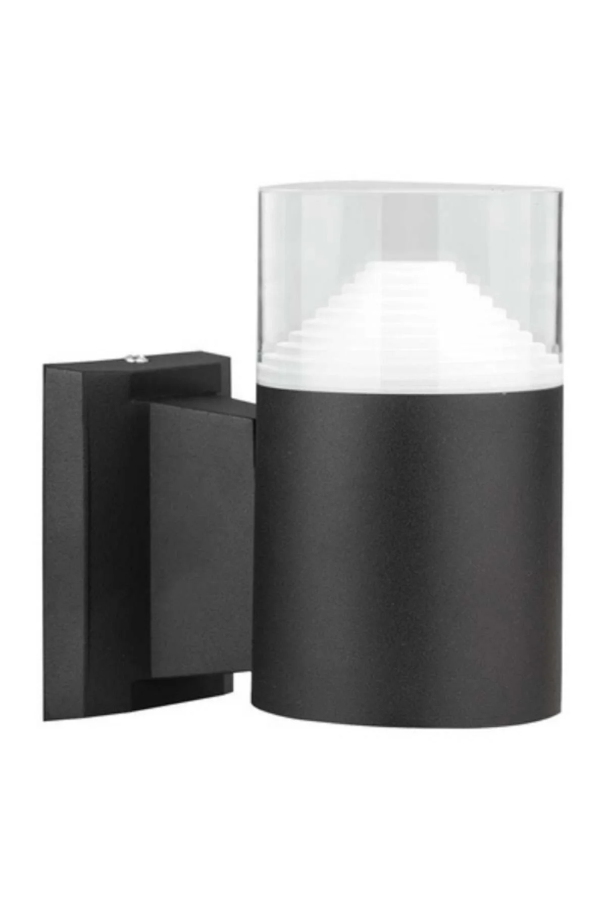 Günışığı 6W Siyah Reyhan Bahçe Duvar Apliği