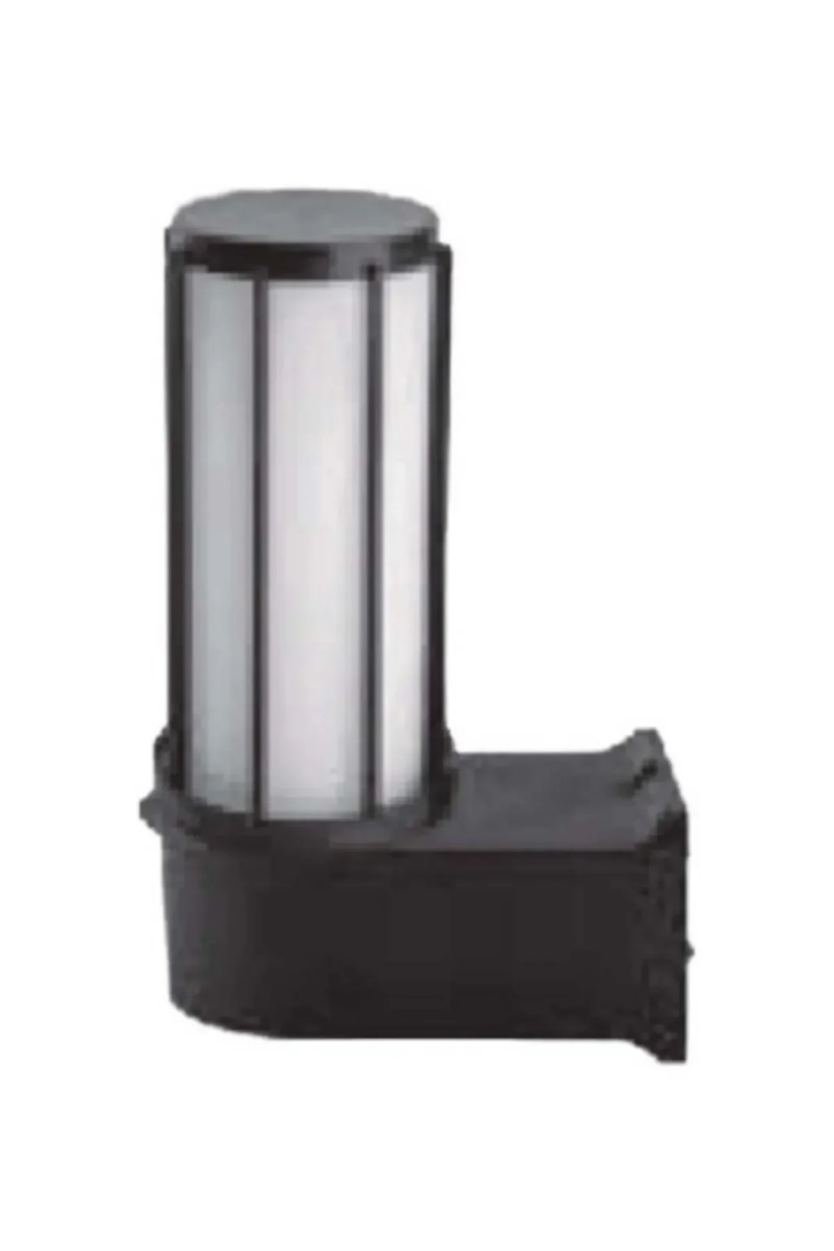 KBA760 E27 IP54 ABS Siyah Kafesli Bahçe Duvar Apliği