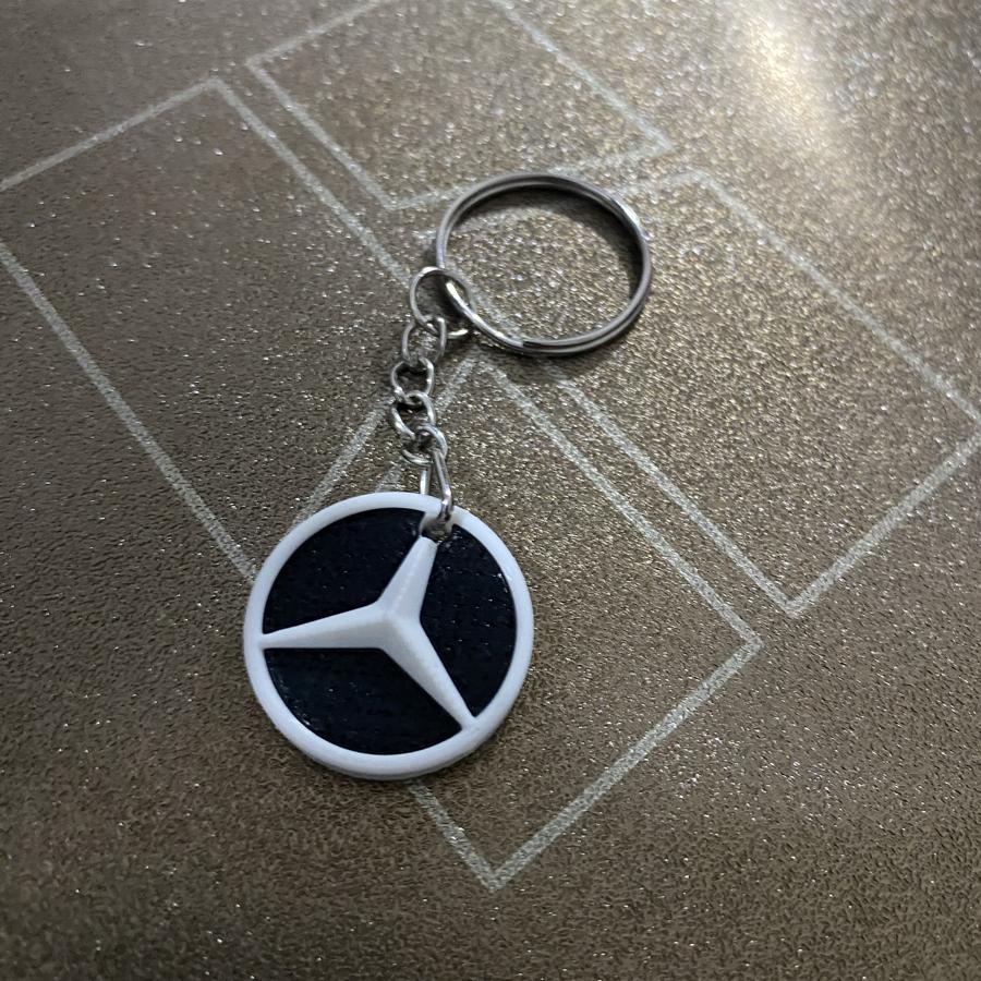 3D Mercedes Anahtarlık